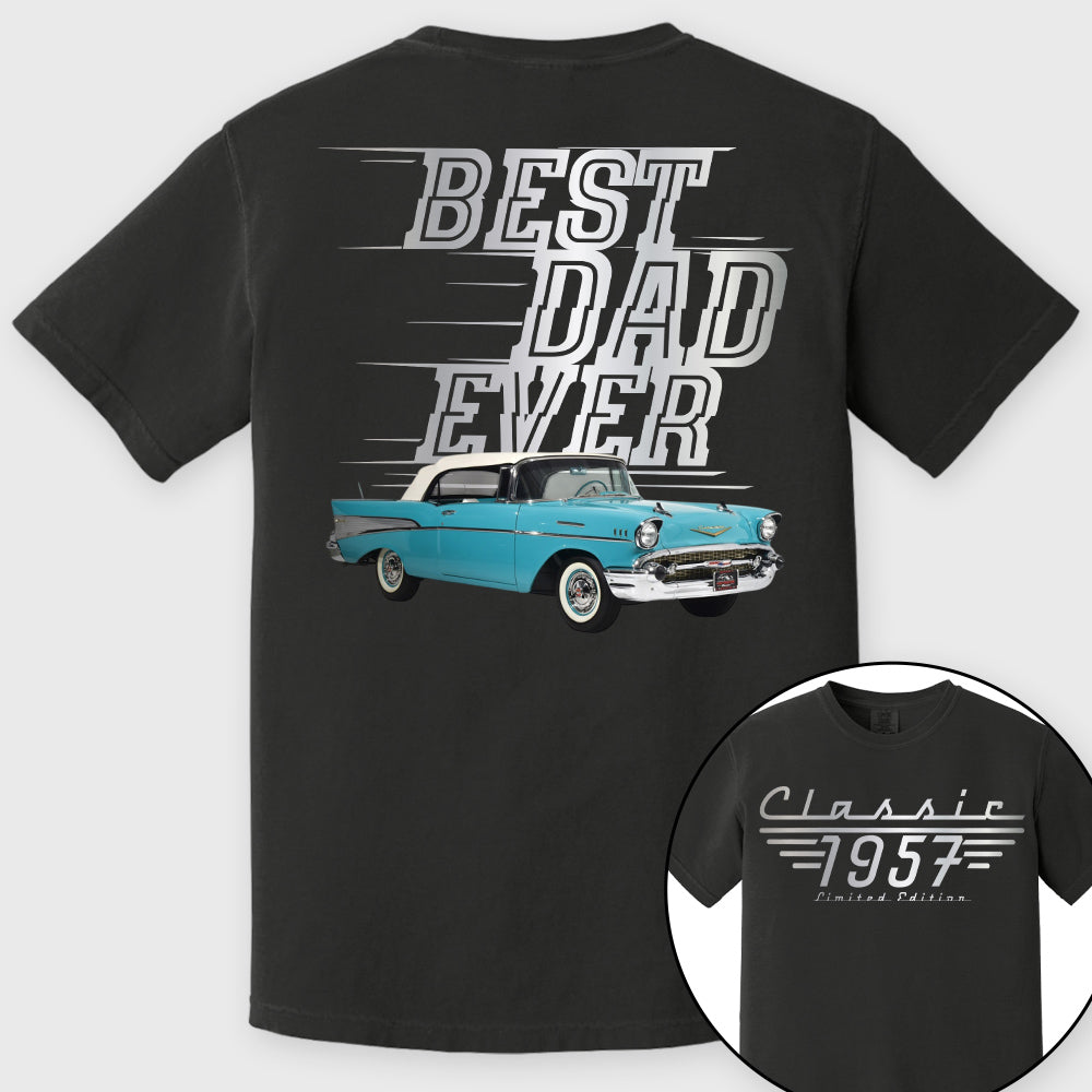 Classic Limited Edition - Best Dad Ever - Custom Photo Car Shirt - Personalized Gift For Dad, Car Lovers A2110 Pt99