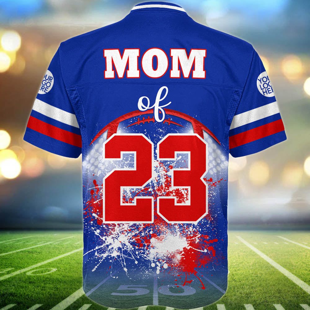Custom Photo Football Jersey Game Day Shirt Gift For Sport Family Tu24 Pt99