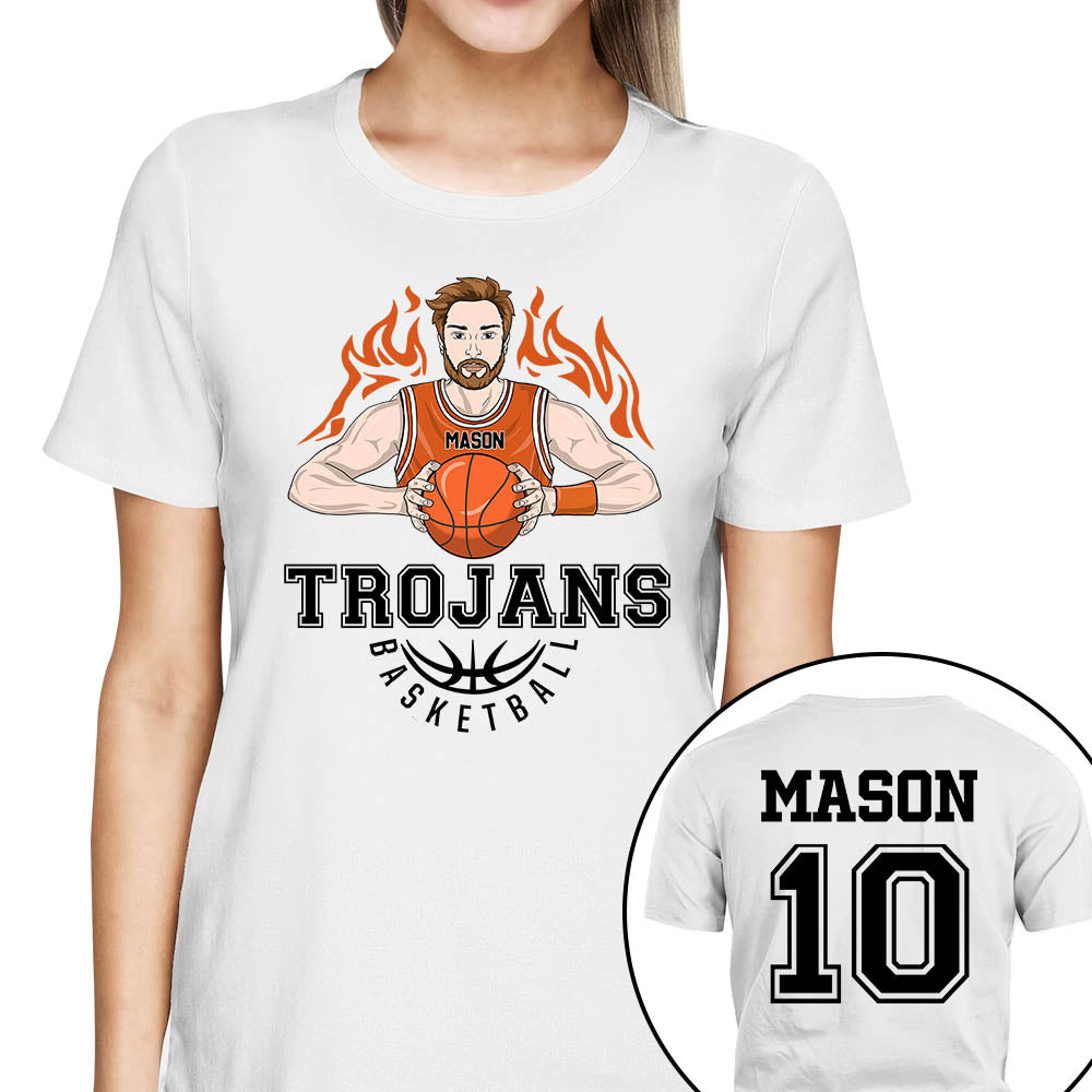 Personalized Basketball Custom Team Name Name And Number Basketball Player Shirt For Basketball Lovers