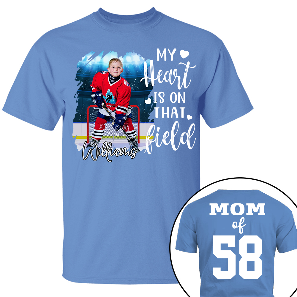 Custom Photo Ice Hockey GameDay Shirt Gift For Ice Hockey Lovers - Personalized Gift For Ice Hockey Player