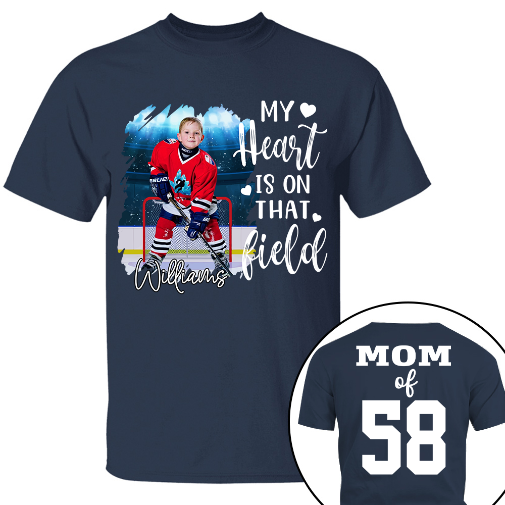 Custom Photo Ice Hockey GameDay Shirt Gift For Ice Hockey Lovers - Personalized Gift For Ice Hockey Player