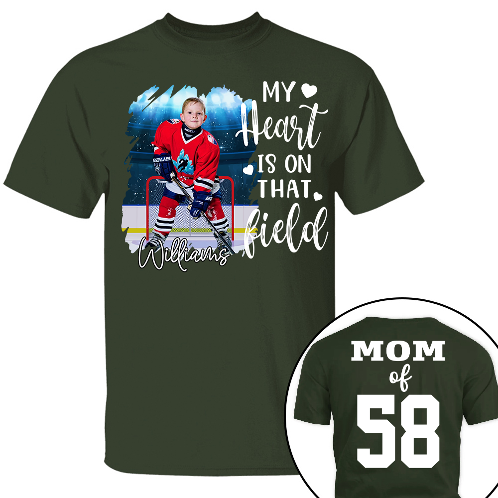 Custom Photo Ice Hockey GameDay Shirt Gift For Ice Hockey Lovers - Personalized Gift For Ice Hockey Player