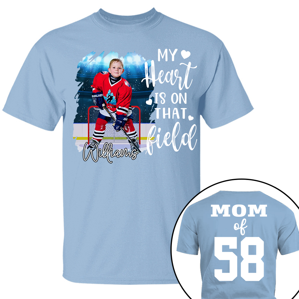 Custom Photo Ice Hockey GameDay Shirt Gift For Ice Hockey Lovers - Personalized Gift For Ice Hockey Player