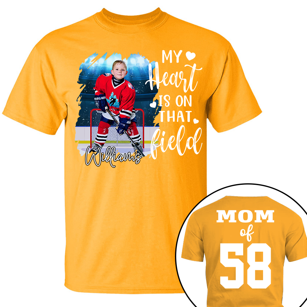 Custom Photo Ice Hockey GameDay Shirt Gift For Ice Hockey Lovers - Personalized Gift For Ice Hockey Player