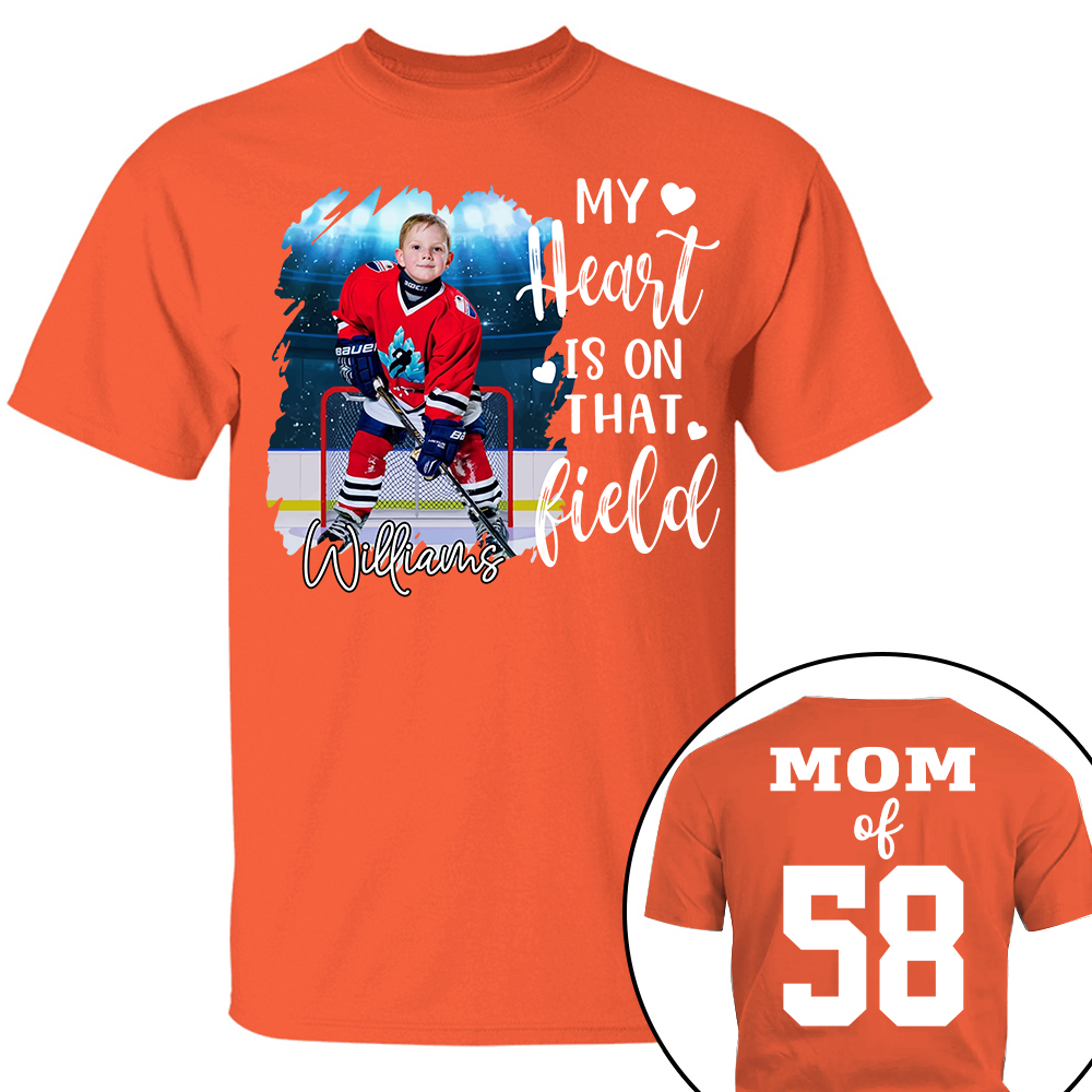 Custom Photo Ice Hockey GameDay Shirt Gift For Ice Hockey Lovers - Personalized Gift For Ice Hockey Player