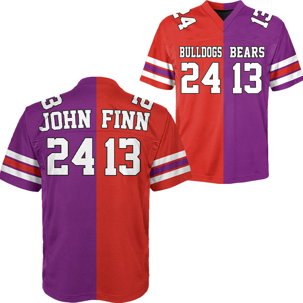 Custom Any Two Football Team, Personalized Team Name And Number Football Jersey, V-neck Short Sleeve Jersey Shirt, Football Jerseys