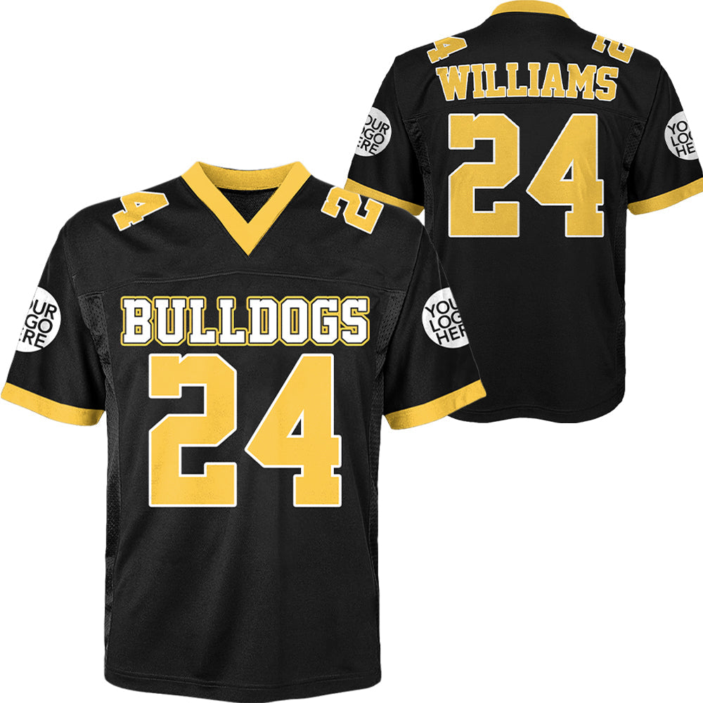 Custom Any Two Football Team, Personalized Team Name And Number Football Jersey, V-neck Short Sleeve Jersey Shirt, Football Jerseys