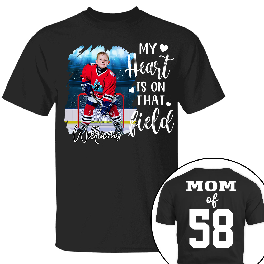 Custom Photo Ice Hockey GameDay Shirt Gift For Ice Hockey Lovers - Personalized Gift For Ice Hockey Player