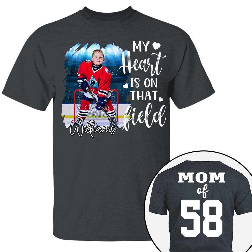Custom Photo Ice Hockey GameDay Shirt Gift For Ice Hockey Lovers - Personalized Gift For Ice Hockey Player