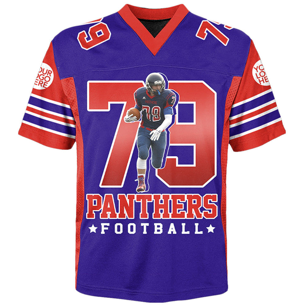 Personalized Jersey Football Custom Photo Football Game Day Gift For Football Lovers - Personalized Gift For Football Player K1702