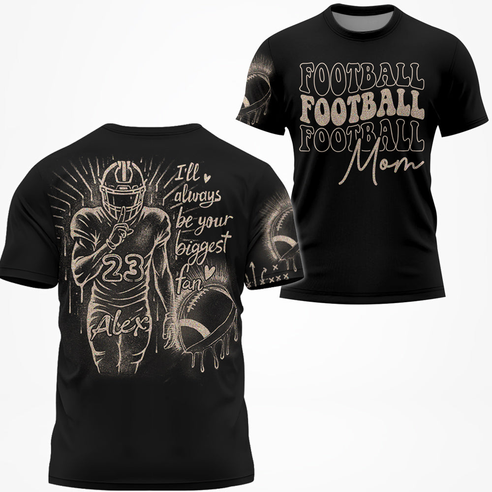 Custom Bleach Style Football Player Football Shirt Gift For Football Family T1807 Do99