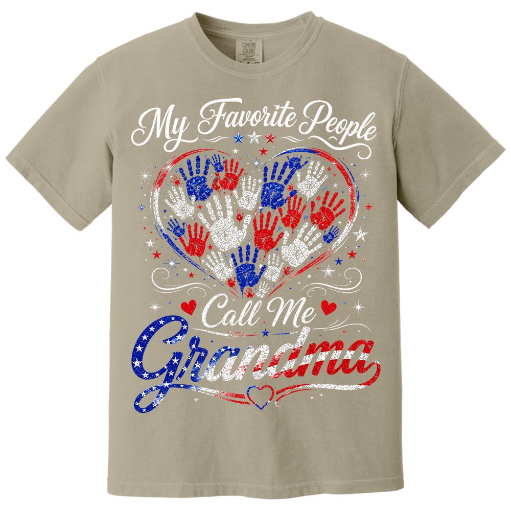 Personalized My Favorite People Call Me Grandma 250 Years American Shirt Hv01