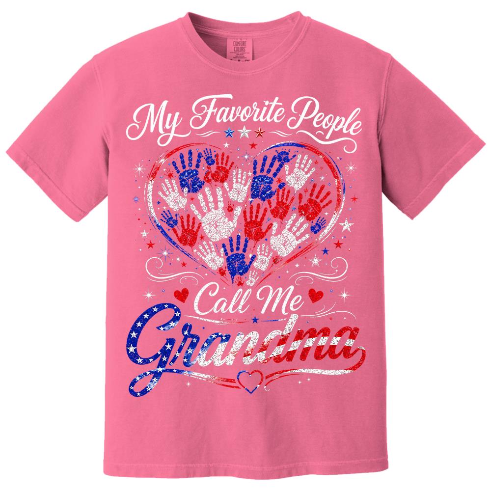 Personalized My Favorite People Call Me Grandma 250 Years American Shirt Hv01