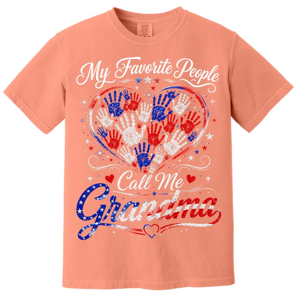 Personalized My Favorite People Call Me Grandma 250 Years American Shirt Hv01