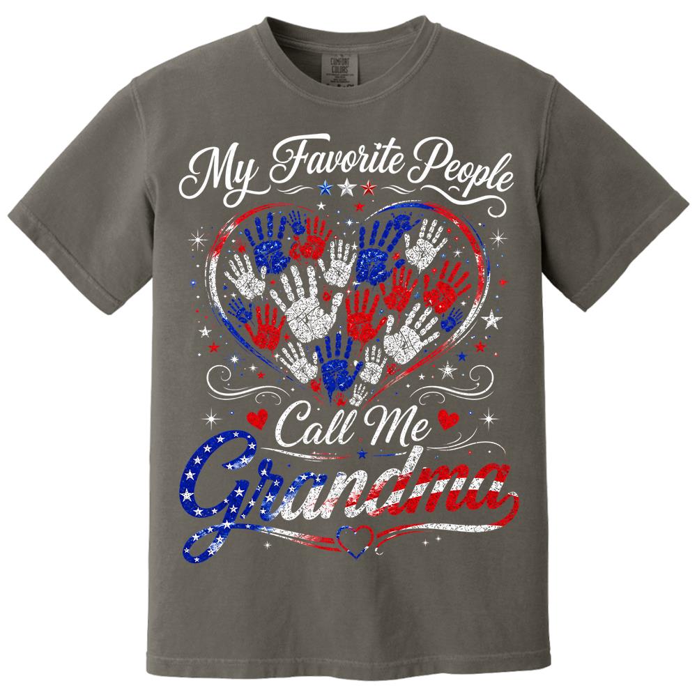 Personalized My Favorite People Call Me Grandma 250 Years American Shirt Hv01