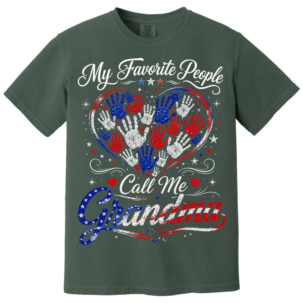 Personalized My Favorite People Call Me Grandma 250 Years American Shirt Hv01
