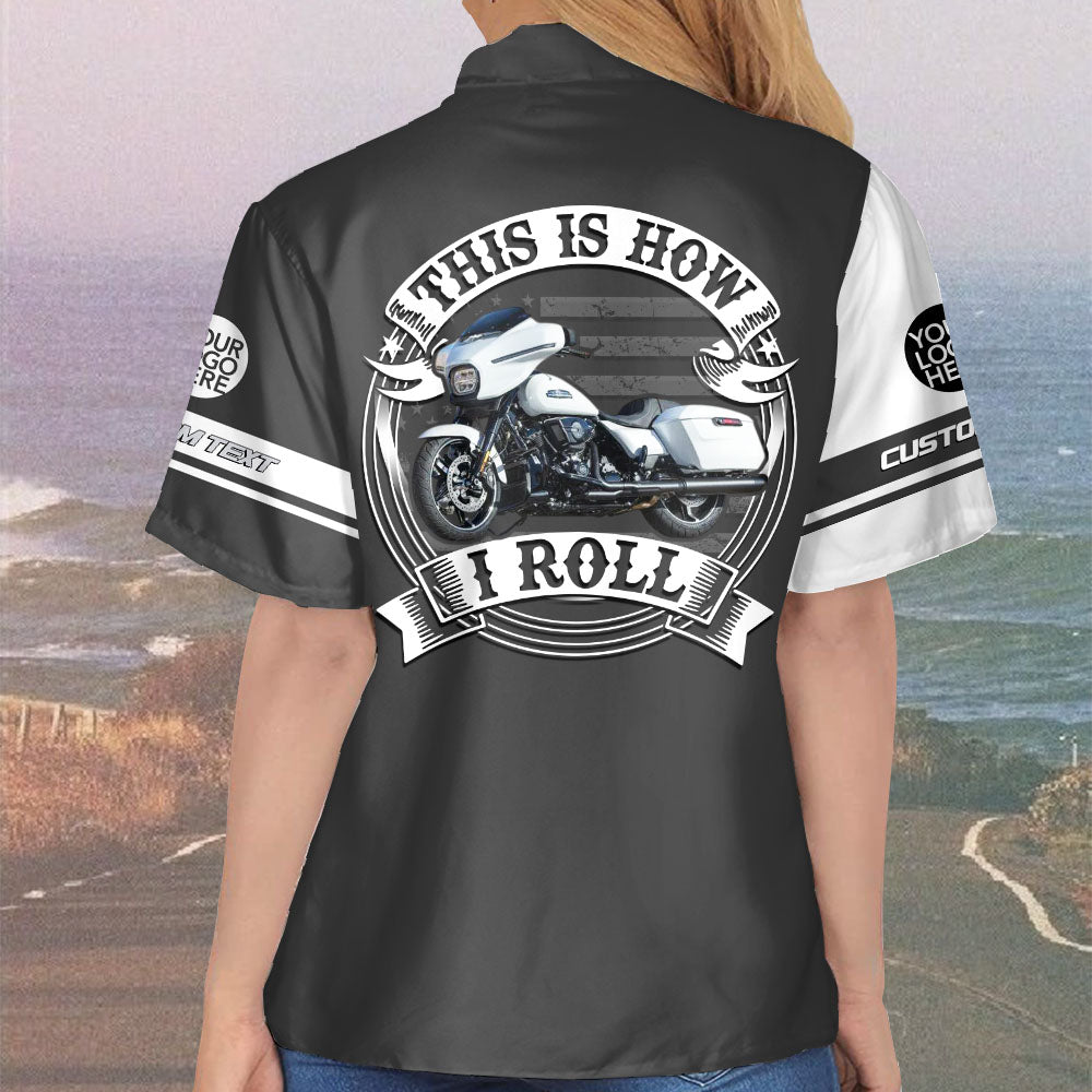 This Is How I Roll - Personalized Upload Vechicle Photo For Biker Shirt A2110 Pt99