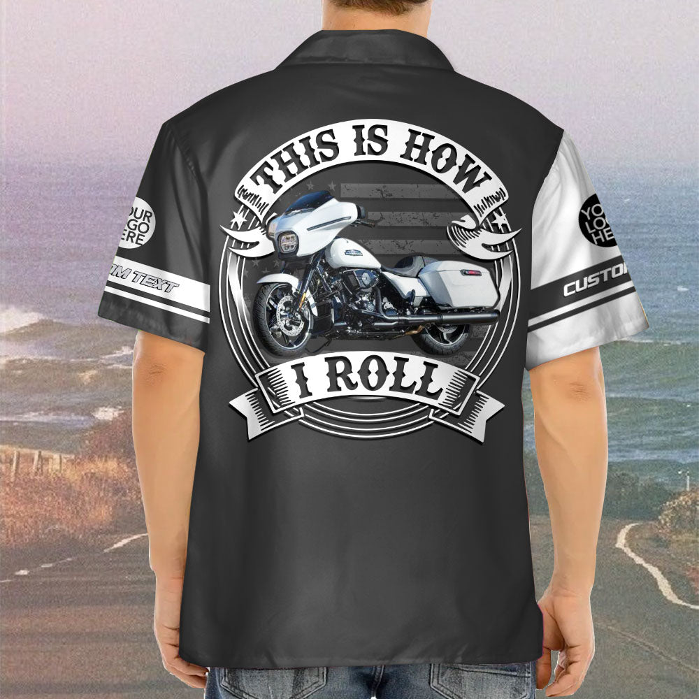This Is How I Roll - Personalized Upload Vechicle Photo For Biker Shirt A2110 Pt99