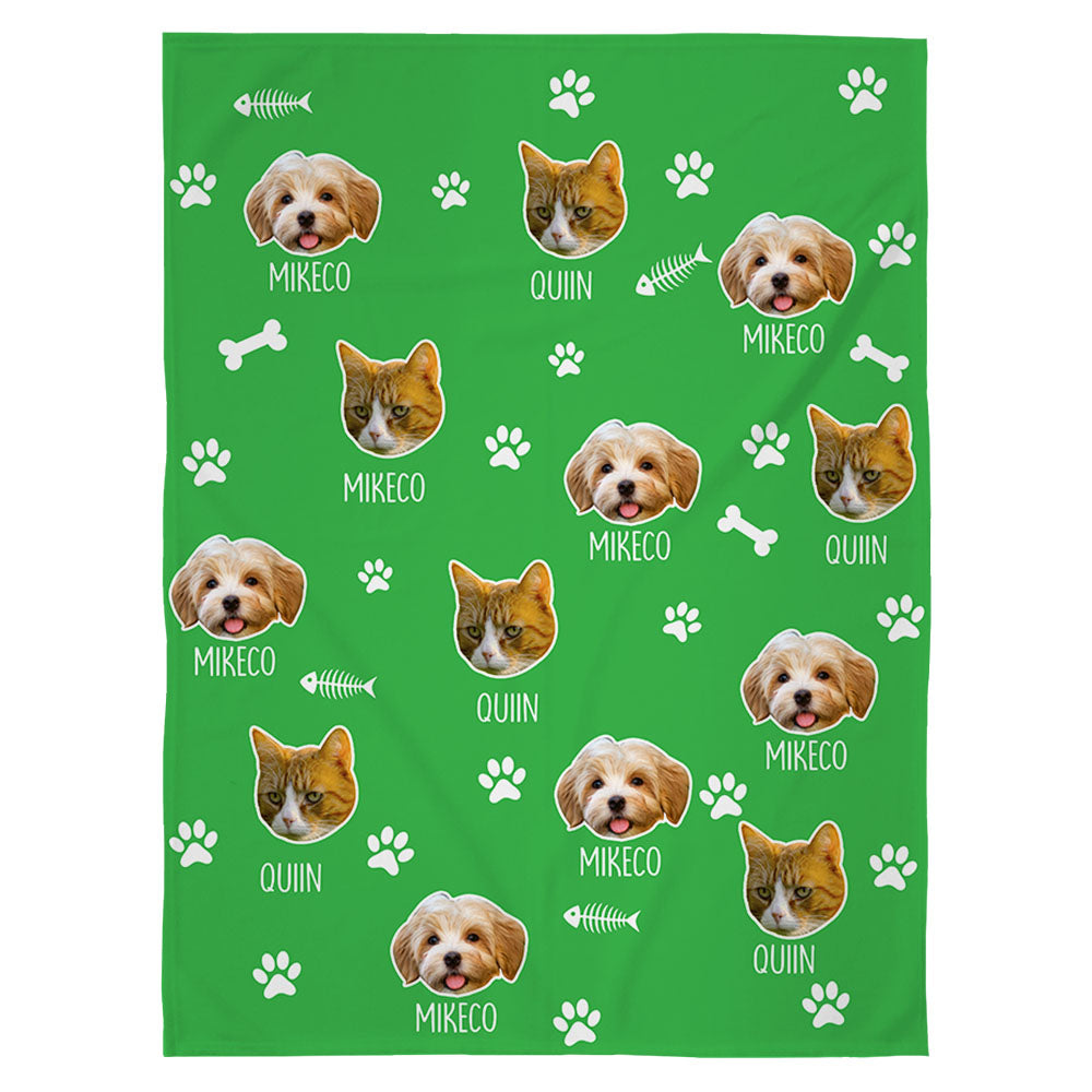 Upload Your Photo Blanket For Dog, Cat Lovers - Custom Photo Pet