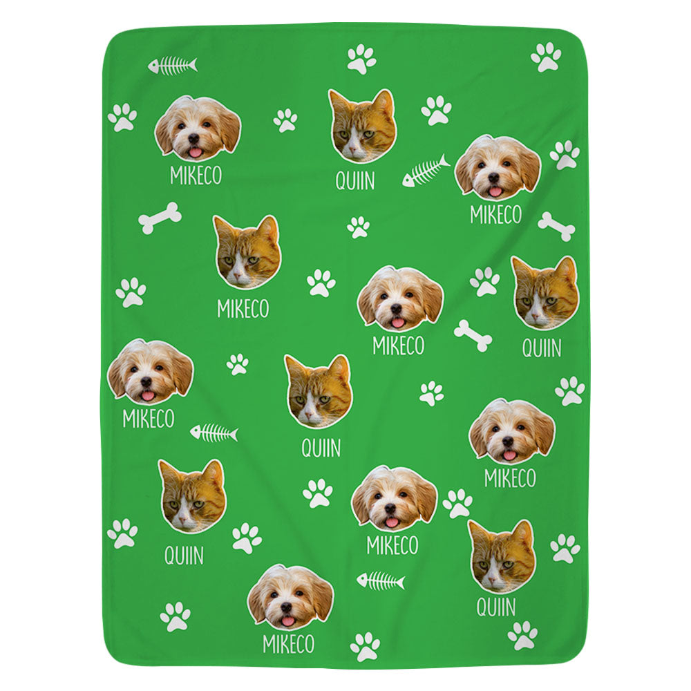 Upload Your Photo Blanket For Dog, Cat Lovers - Custom Photo Pet
