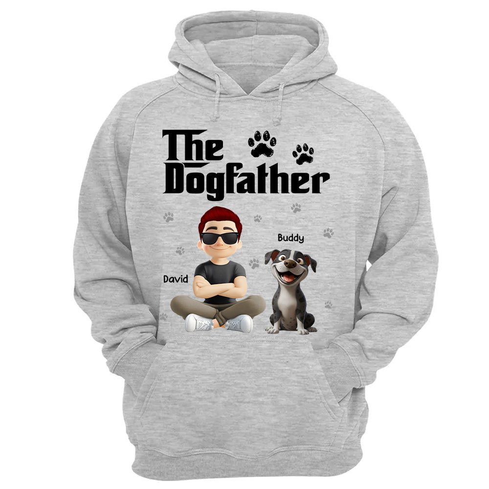 The Dogfather Dogmother - Personalized Shirt - Gift For Dog Lovers T1807 Hv01