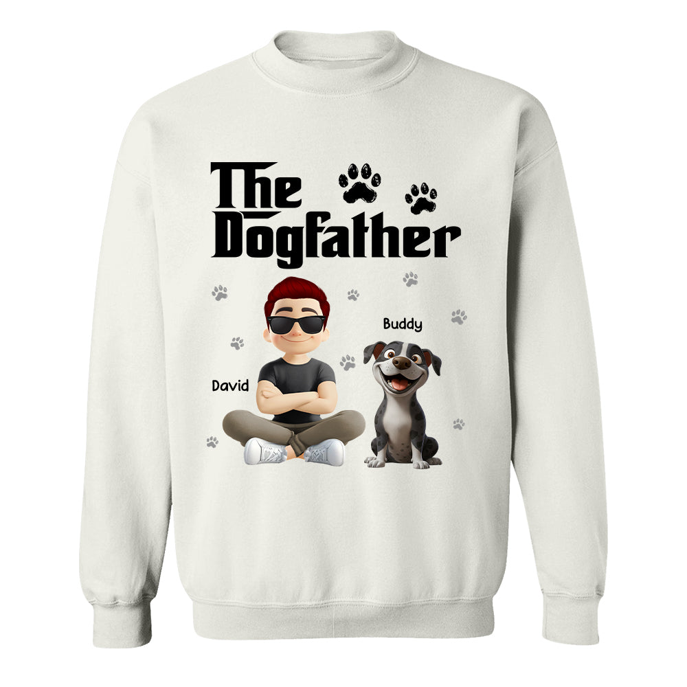 The Dogfather Dogmother - Personalized Shirt - Gift For Dog Lovers T1807 Hv01