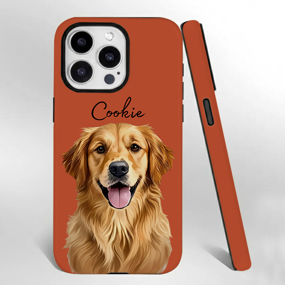 Personalized Custom Your Pet Photo Phone Case For Dog Lovers, Cat Lovers Tu24 Li29