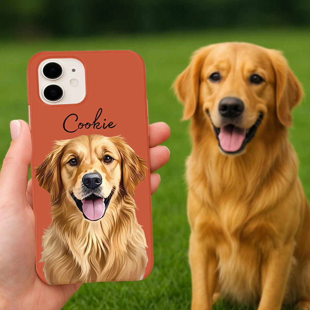 Personalized Custom Your Pet Photo Phone Case For Dog Lovers, Cat Lovers Tu24 Li29