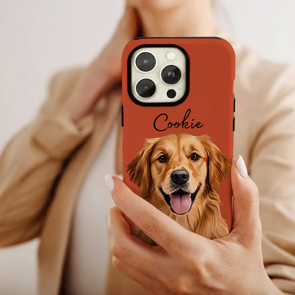 Personalized Custom Your Pet Photo Phone Case For Dog Lovers, Cat Lovers Tu24 Li29
