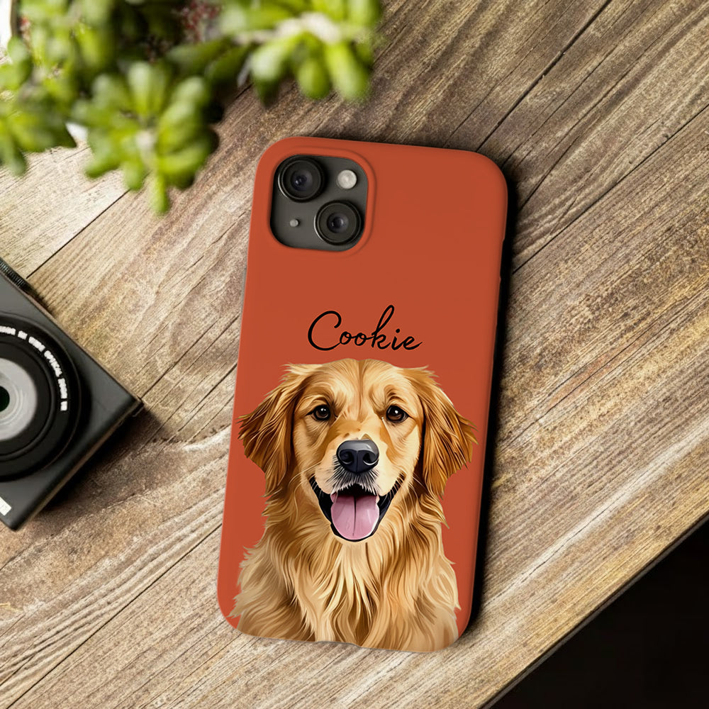 Personalized Custom Your Pet Photo Phone Case For Dog Lovers, Cat Lovers Tu24 Li29