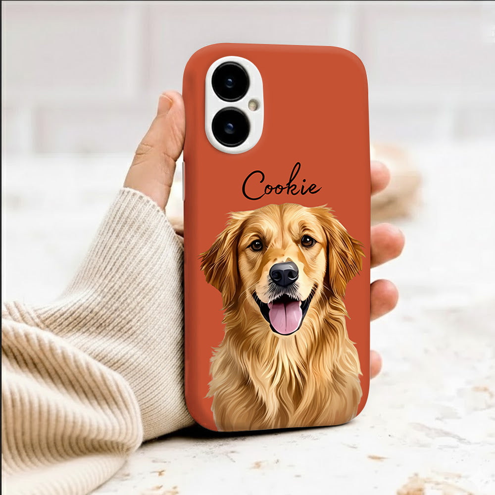 Personalized Custom Your Pet Photo Phone Case For Dog Lovers, Cat Lovers Tu24 Li29