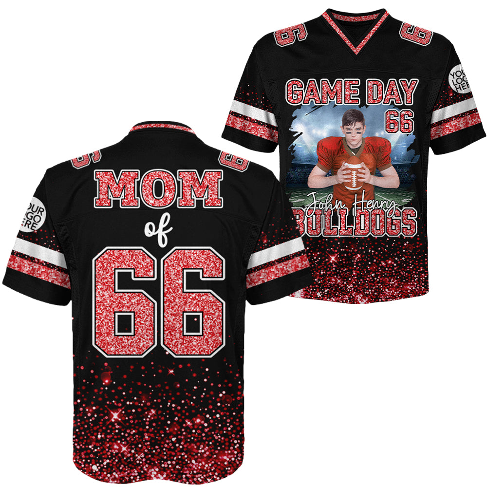 Custom Photo Football Jersey For Football Lovers - Personalized All Over Print Shirt Football Family NA04 Hv01
