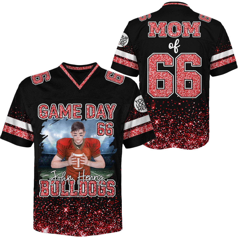 Custom Photo Football Jersey For Football Lovers - Personalized All Over Print Shirt Football Family NA04 Hv01