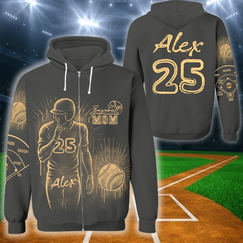 Personalized Bleach Style Baseball Shirt For Baseball Mom