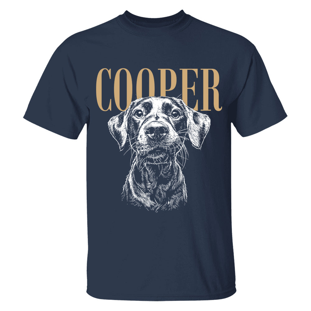 Custom Pet Photo And Name Shirt,Personalized Comfort Colors Pet Shirt,Customized Picture Dog Shirt,Dog Lover Gift,Cat Mom Gift,Pet Loss Gift VH01