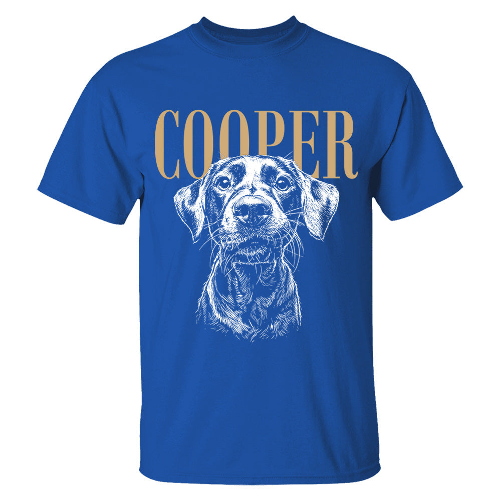 Custom Pet Photo And Name Shirt,Personalized Comfort Colors Pet Shirt,Customized Picture Dog Shirt,Dog Lover Gift,Cat Mom Gift,Pet Loss Gift VH01
