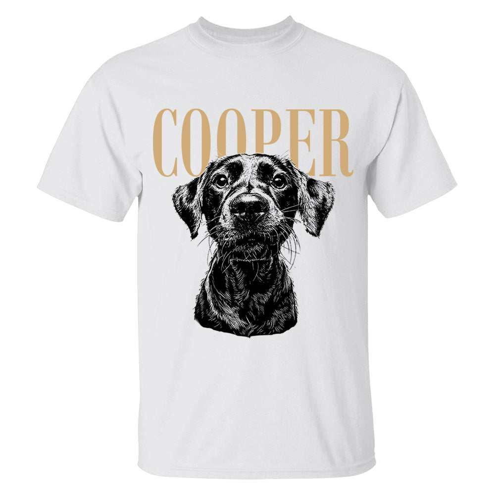 Custom Pet Photo And Name Shirt,Personalized Comfort Colors Pet Shirt,Customized Picture Dog Shirt,Dog Lover Gift,Cat Mom Gift,Pet Loss Gift VH01
