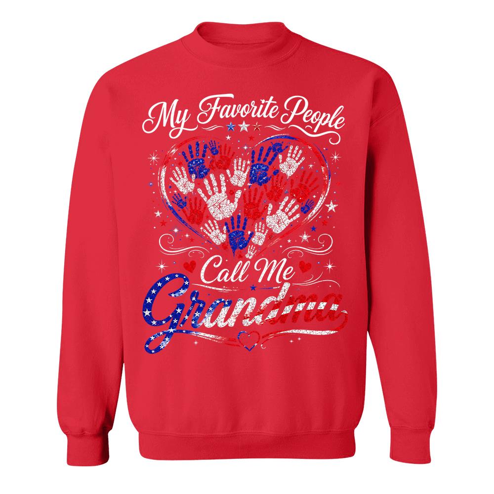 Personalized My Favorite People Call Me Grandma 250 Years American Shirt Hv01