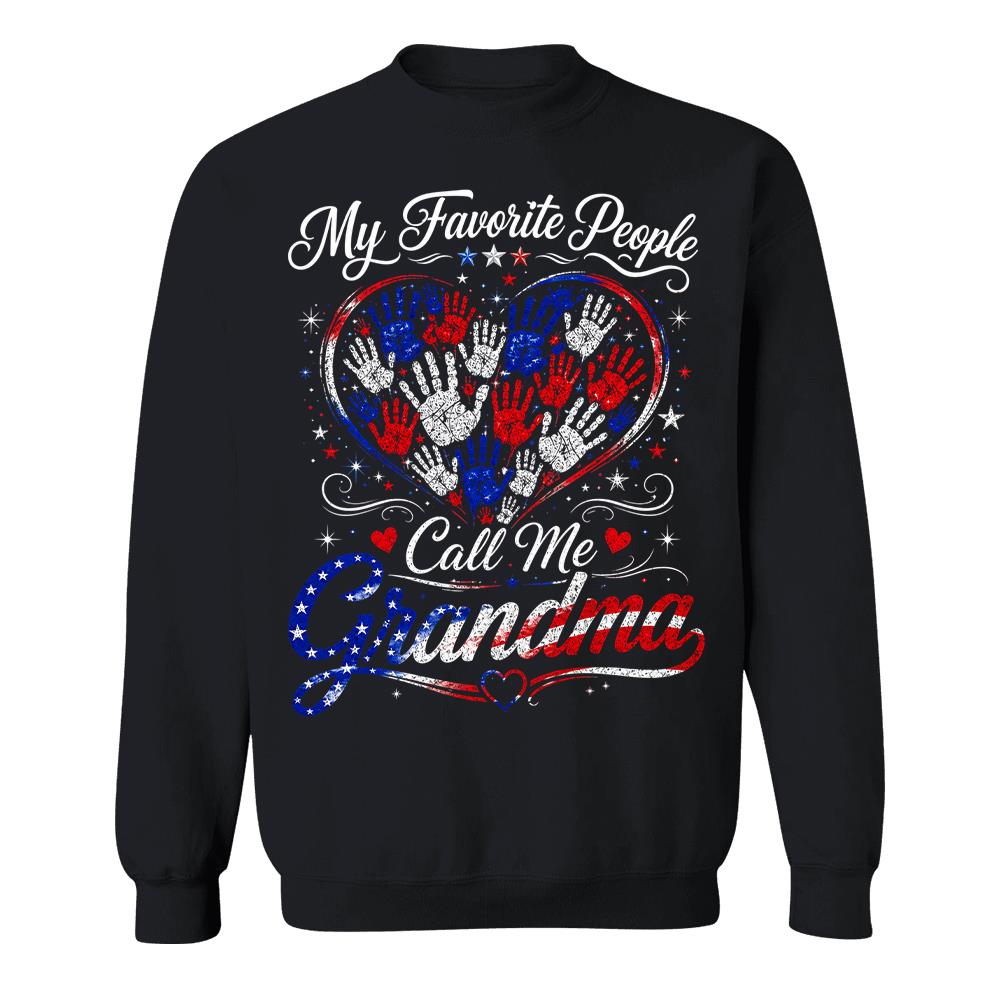 Personalized My Favorite People Call Me Grandma 250 Years American Shirt Hv01