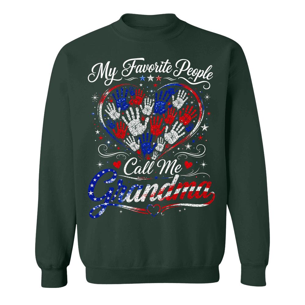 Personalized My Favorite People Call Me Grandma 250 Years American Shirt Hv01