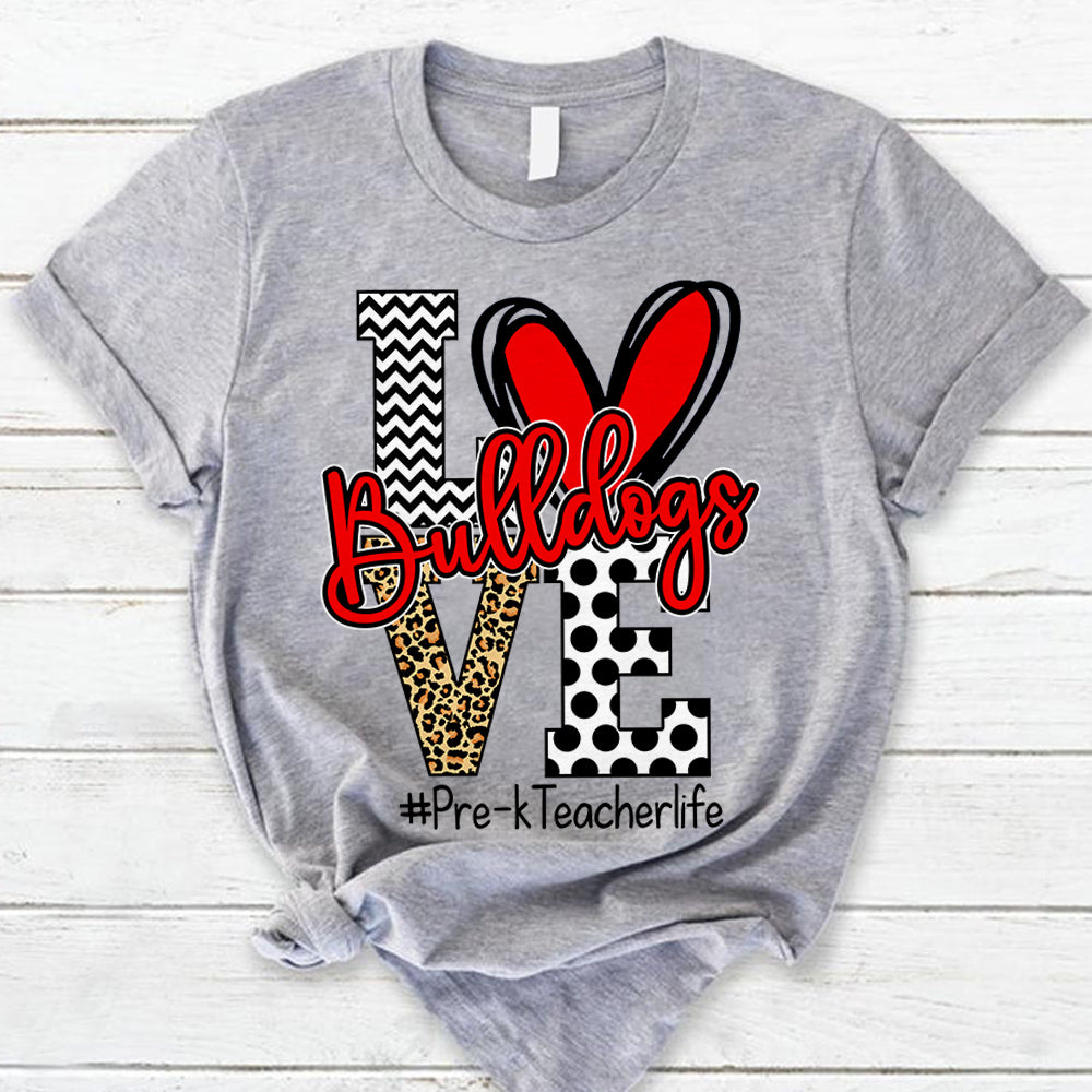 Presonalized Shirt Love Mascot School, School Spirit Custom Hashtags Shirt K1702 Trhn