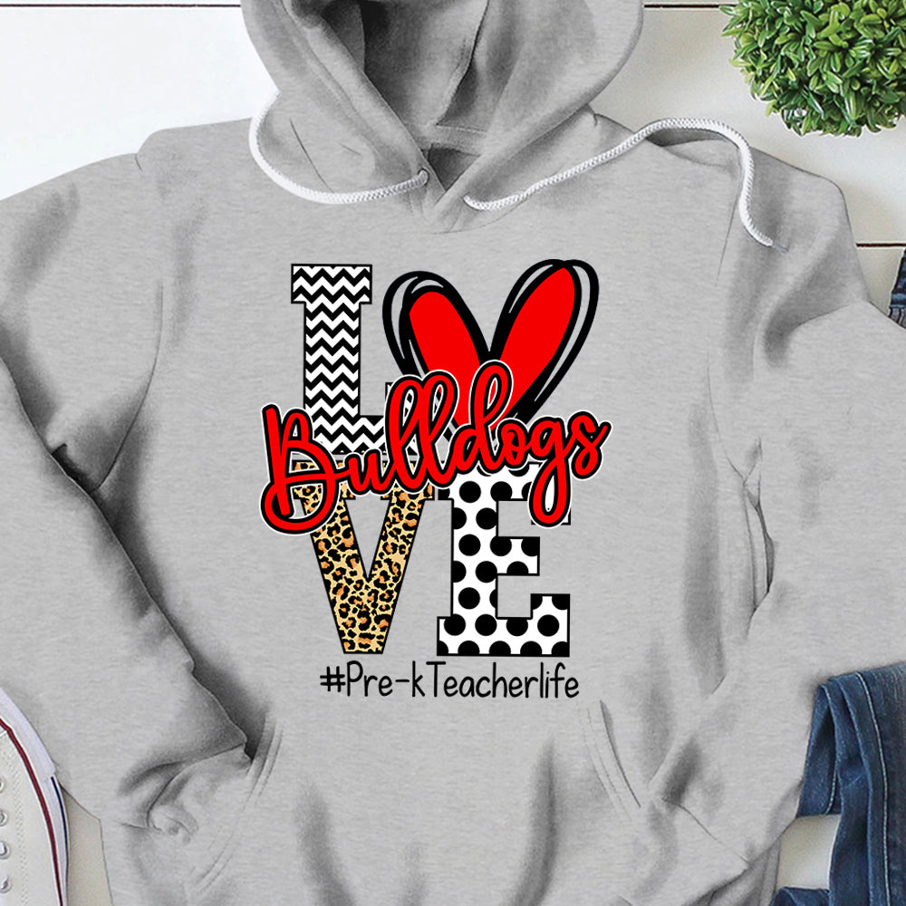 Presonalized Shirt Love Mascot School, School Spirit Custom Hashtags Shirt K1702 Trhn