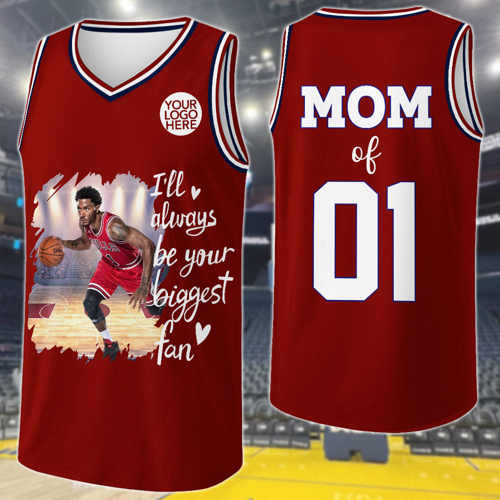 I'll Always Be Your Biggest Fan - Custom Photo Basketball GameDay Shirt - Gift For Basketball Lovers A2110 Pt99