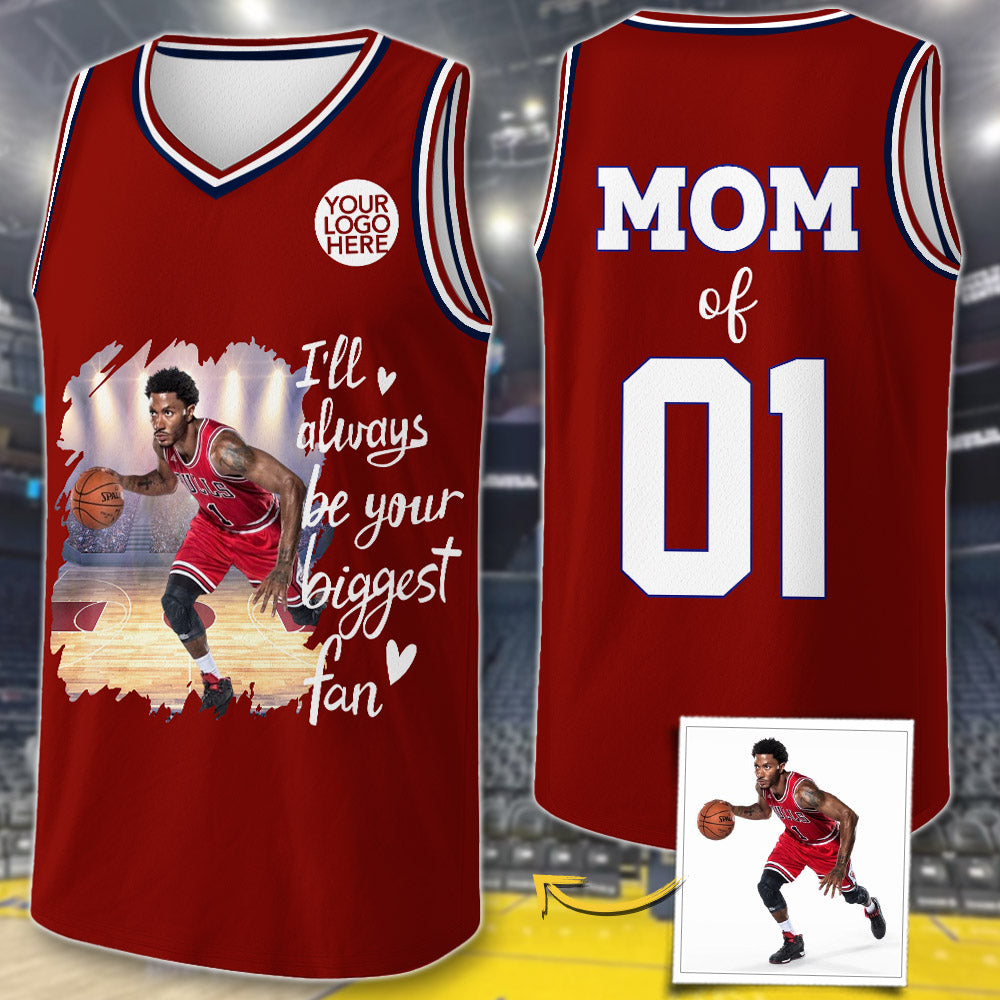 I'll Always Be Your Biggest Fan - Custom Photo Basketball GameDay Shirt - Gift For Basketball Lovers A2110 Pt99