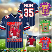 Custom Photo Football Game Day Personalized Football Jersey Shirt Custom Team Name Vr2 Tu24 Pt99