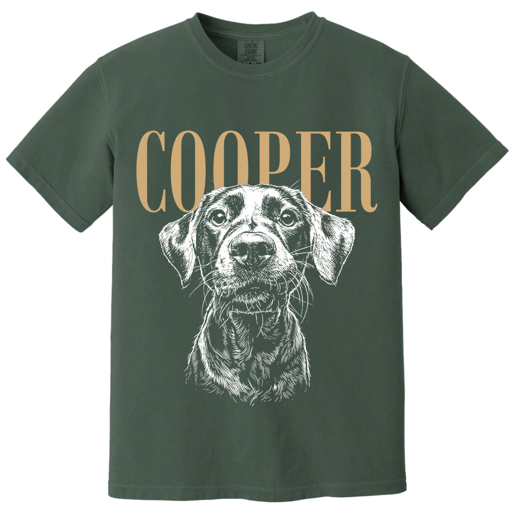 Custom Pet Photo And Name Shirt,Personalized Comfort Colors Pet Shirt,Customized Picture Dog Shirt,Dog Lover Gift,Cat Mom Gift,Pet Loss Gift VH01