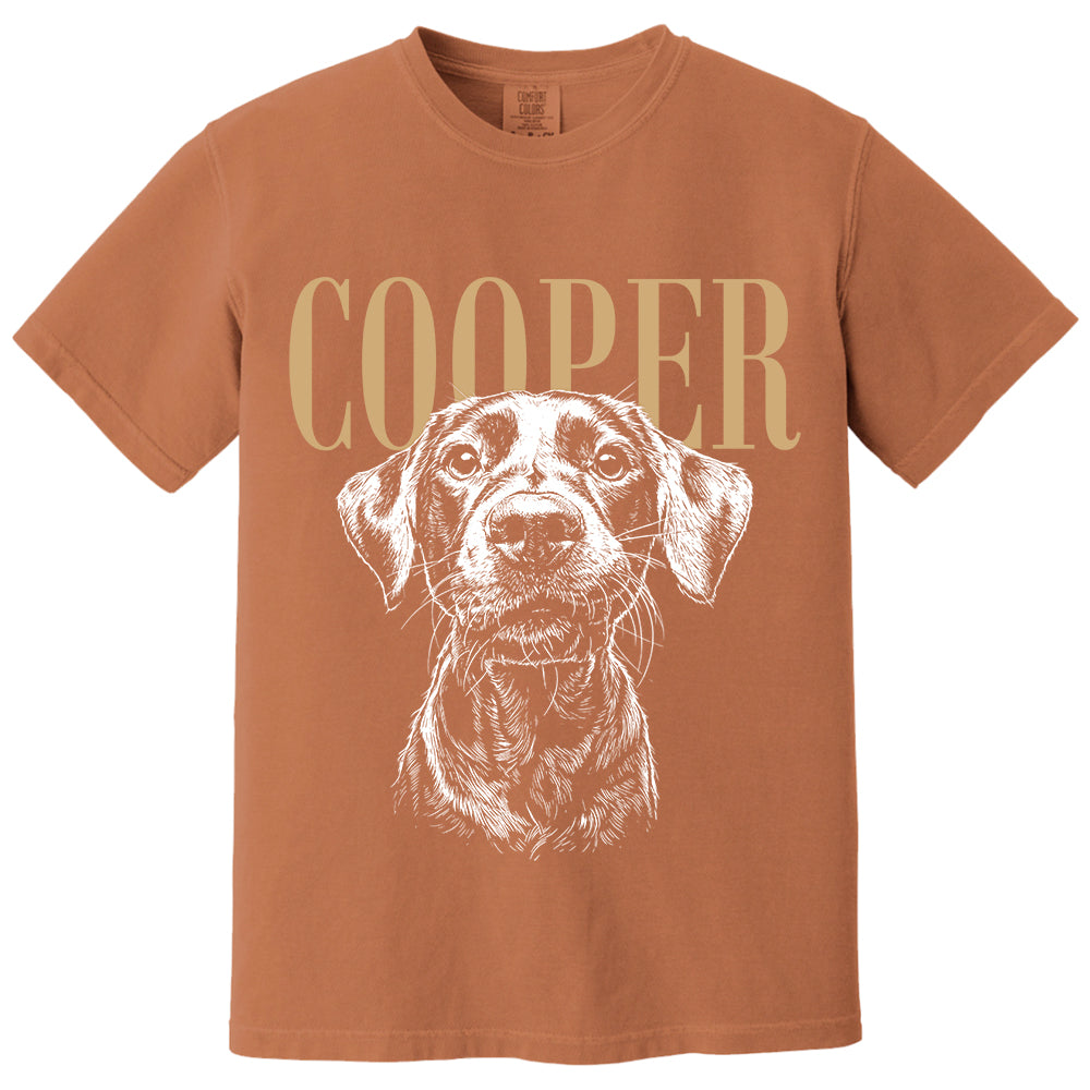 Custom Pet Photo And Name Shirt,Personalized Comfort Colors Pet Shirt,Customized Picture Dog Shirt,Dog Lover Gift,Cat Mom Gift,Pet Loss Gift VH01