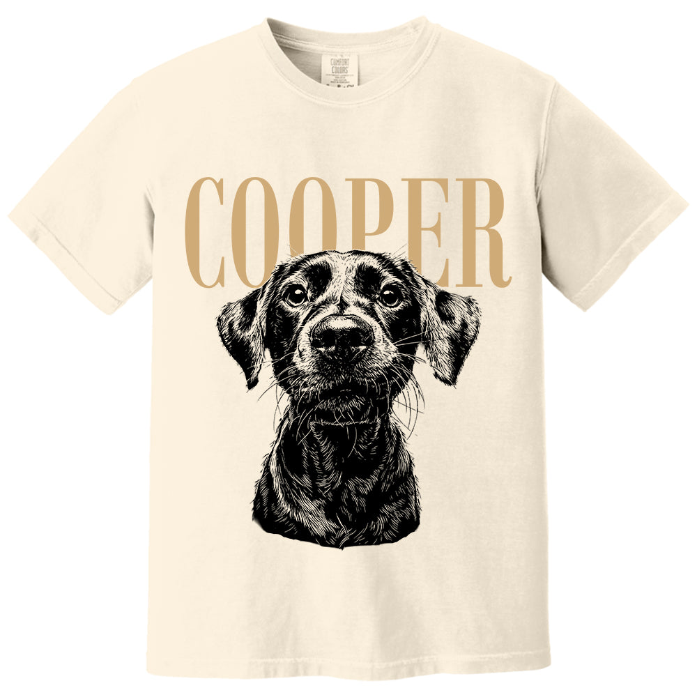 Custom Pet Photo And Name Shirt,Personalized Comfort Colors Pet Shirt,Customized Picture Dog Shirt,Dog Lover Gift,Cat Mom Gift,Pet Loss Gift VH01