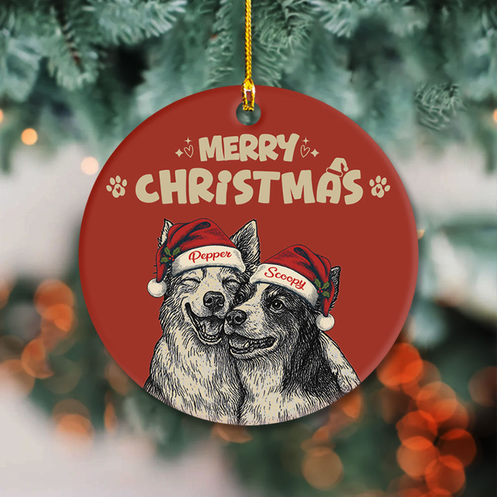 Merry Christmas Pet Lovers - Personalized Ornament Gift For Pet Lovers T1807 Pt99