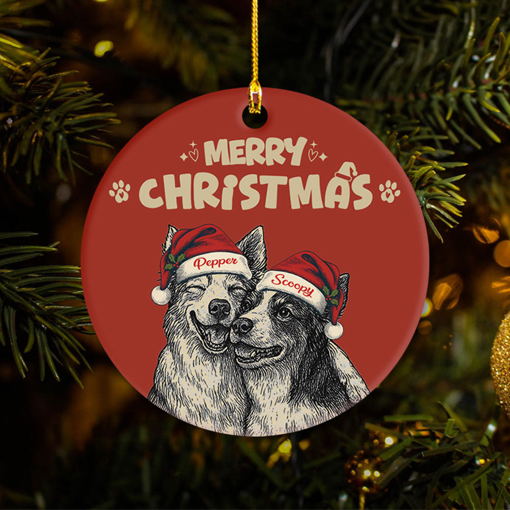 Merry Christmas Pet Lovers - Personalized Ornament Gift For Pet Lovers T1807 Pt99